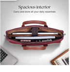 Elan Sleeve Slim Laptop Bag For Upto 13 Inch To 14.2 Inch Macbook/Laptop (Maroon) Mobile Case by CoverMeUp - Style 4