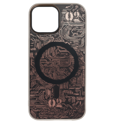 Futuristic Circuit Board MagSafe Case for iPhone