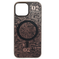 Futuristic Circuit Board MagSafe Case for iPhone