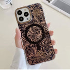 Protective Apple iPhone Back Cover - Futuristic Circuit Board MagSafe Case for iPhone | Shockproof Tech Style - Style 4