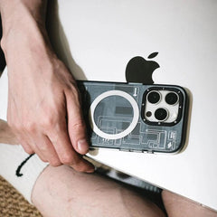 Futuristic Tech Circuit MagSafe Case for iPhone 15 – Shockproof Cover