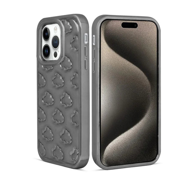 Plated 3d Cloud Design Phone Case