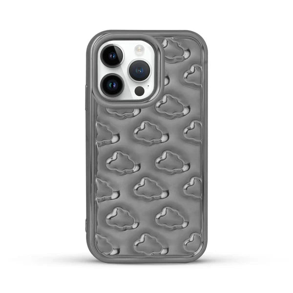 Plated 3d Cloud Design Phone Case