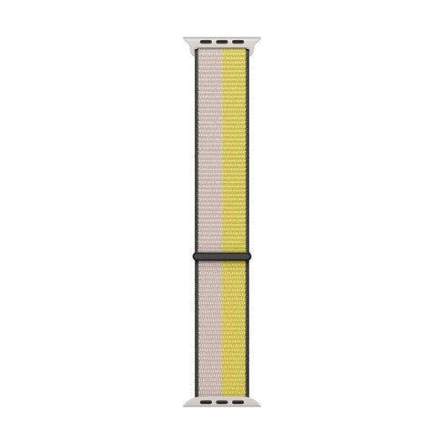 Oat Milk/ Lemon Zest Sports Loop for iWatch 38mm, 40mm & 41mm Series 1 2 3 4 5 6 7 8(Watch Not Included)
