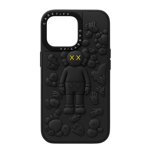 Cool Bear 3D Silicon Embossed Logo Design for iPhone series