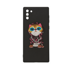 3D Embroidery Leather Back Case Compatible with Samsung Galaxy NOTE 10 Mobile Case by CoverMeUp - Style 3