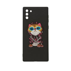 3D Embroidery Leather Back Case Compatible with Samsung Galaxy NOTE 10