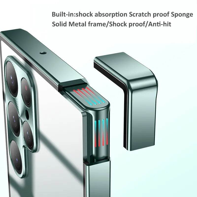 Matte Magsafe Case With Titanium Frame - Samsung Mobile Case by CoverMeUp - Style 24