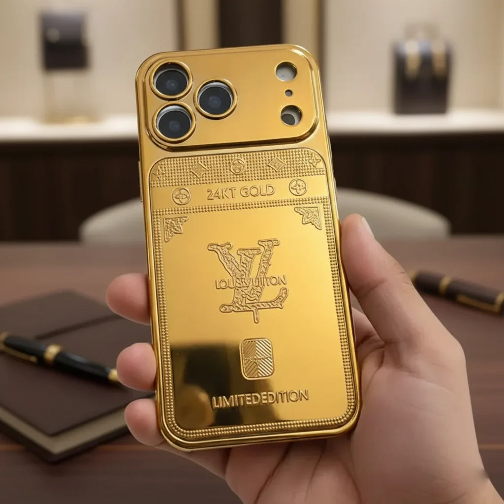 Protective Apple iPhone Back Cover - Imperial Gold – Signature Edition iPhone Case - Style 3
