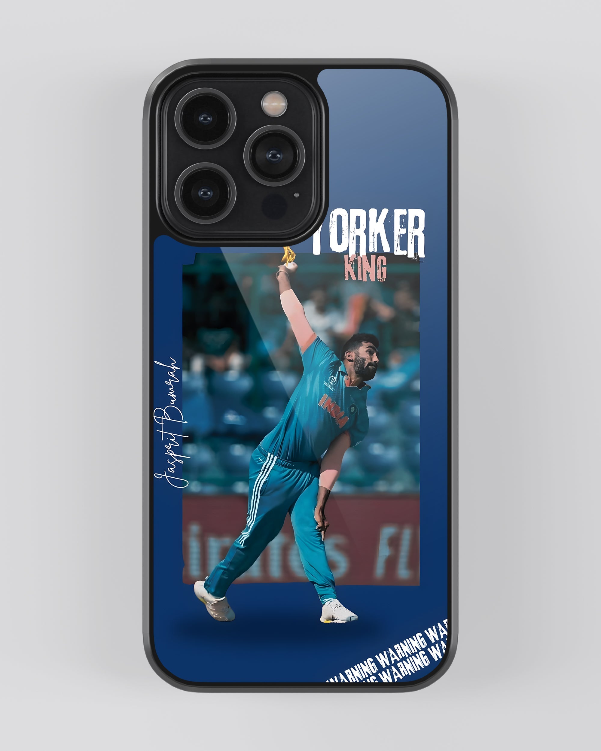 Cricket Mobile Cover (Yorker King Bumrah) Mobile Case by CoverMeUp