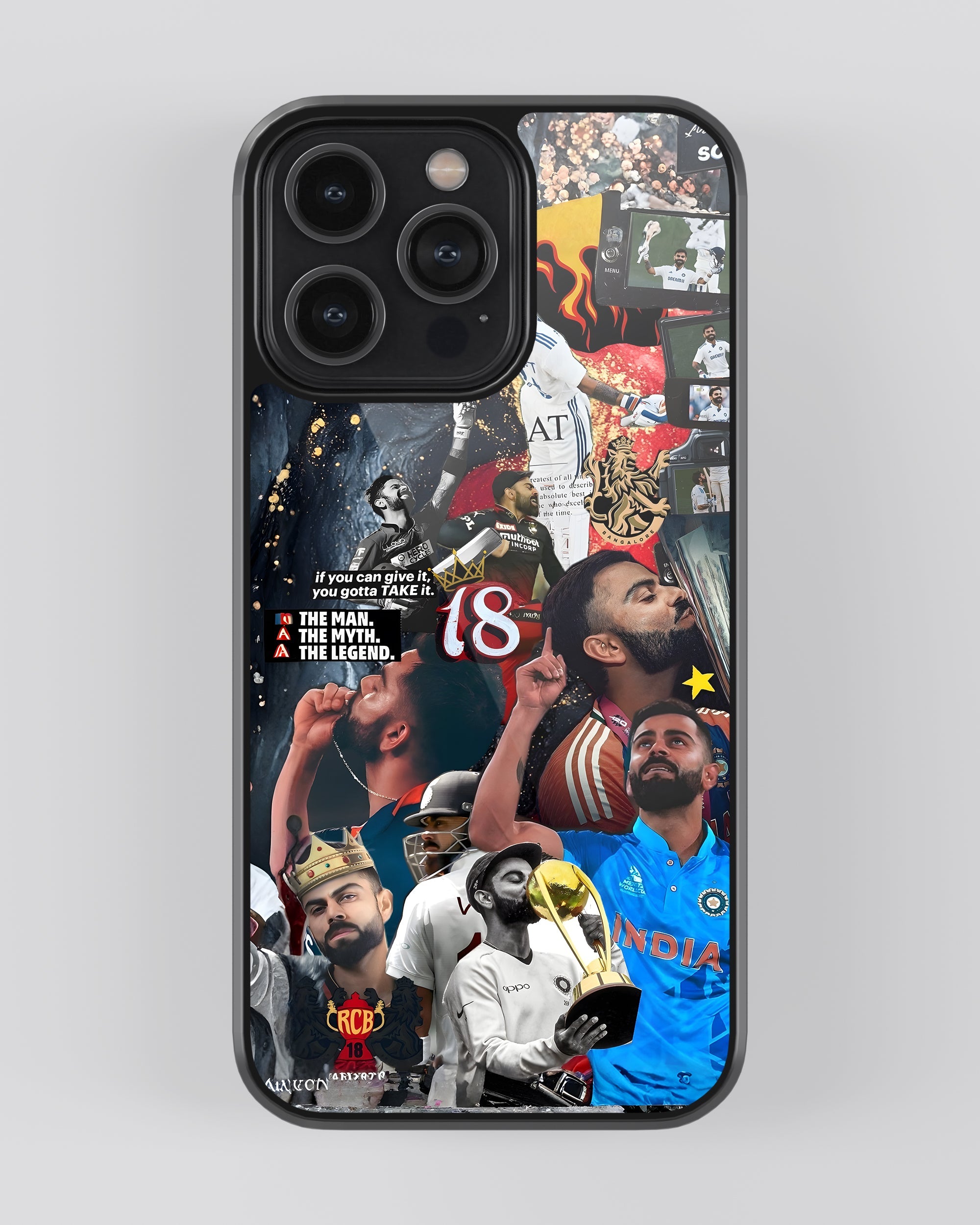 Cricket Mobile Cover (No. 18 Virat) Mobile Case by CoverMeUp
