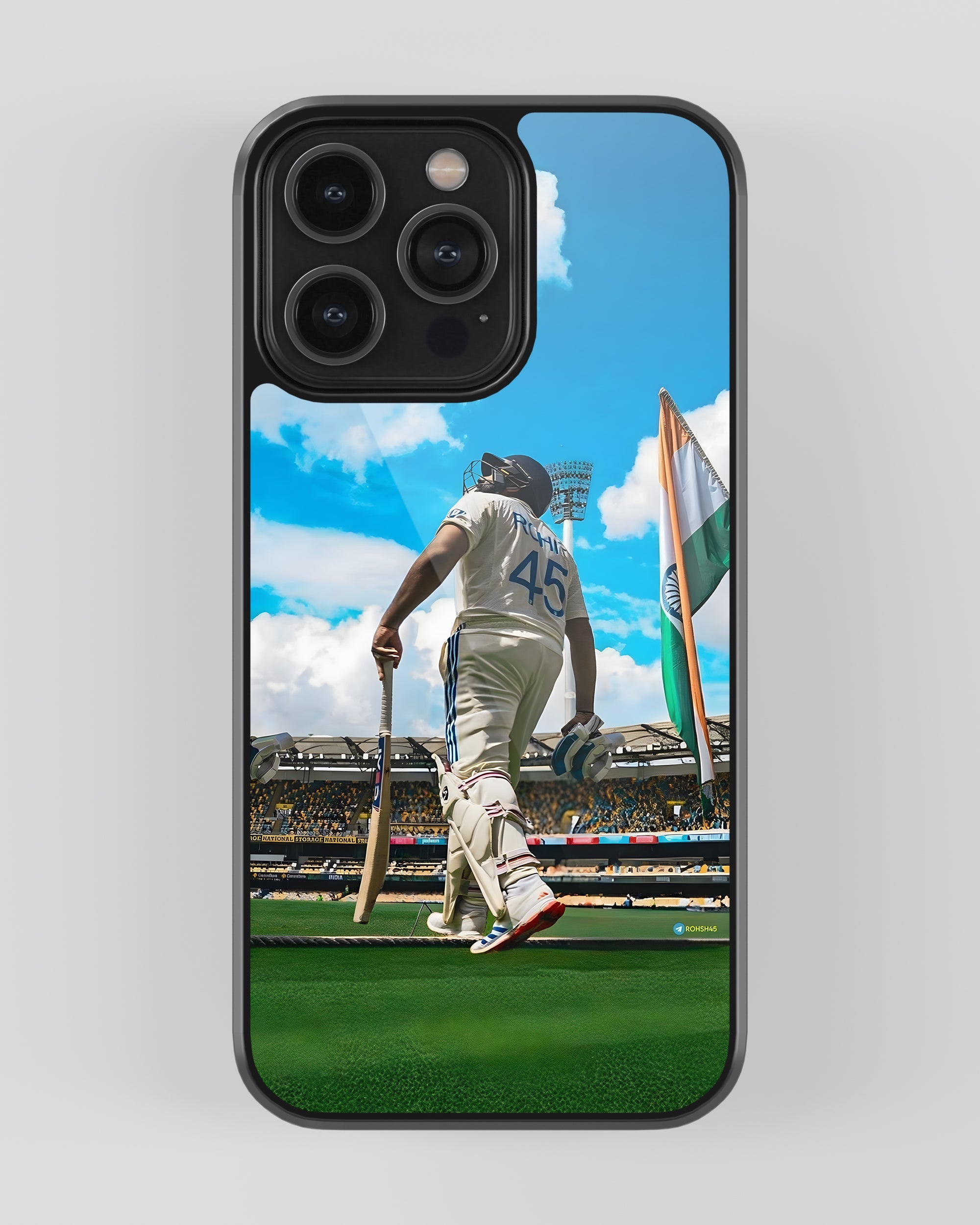 Cricket Mobile Cover (Rohit Sharma Test Captain) Mobile Case by CoverMeUp