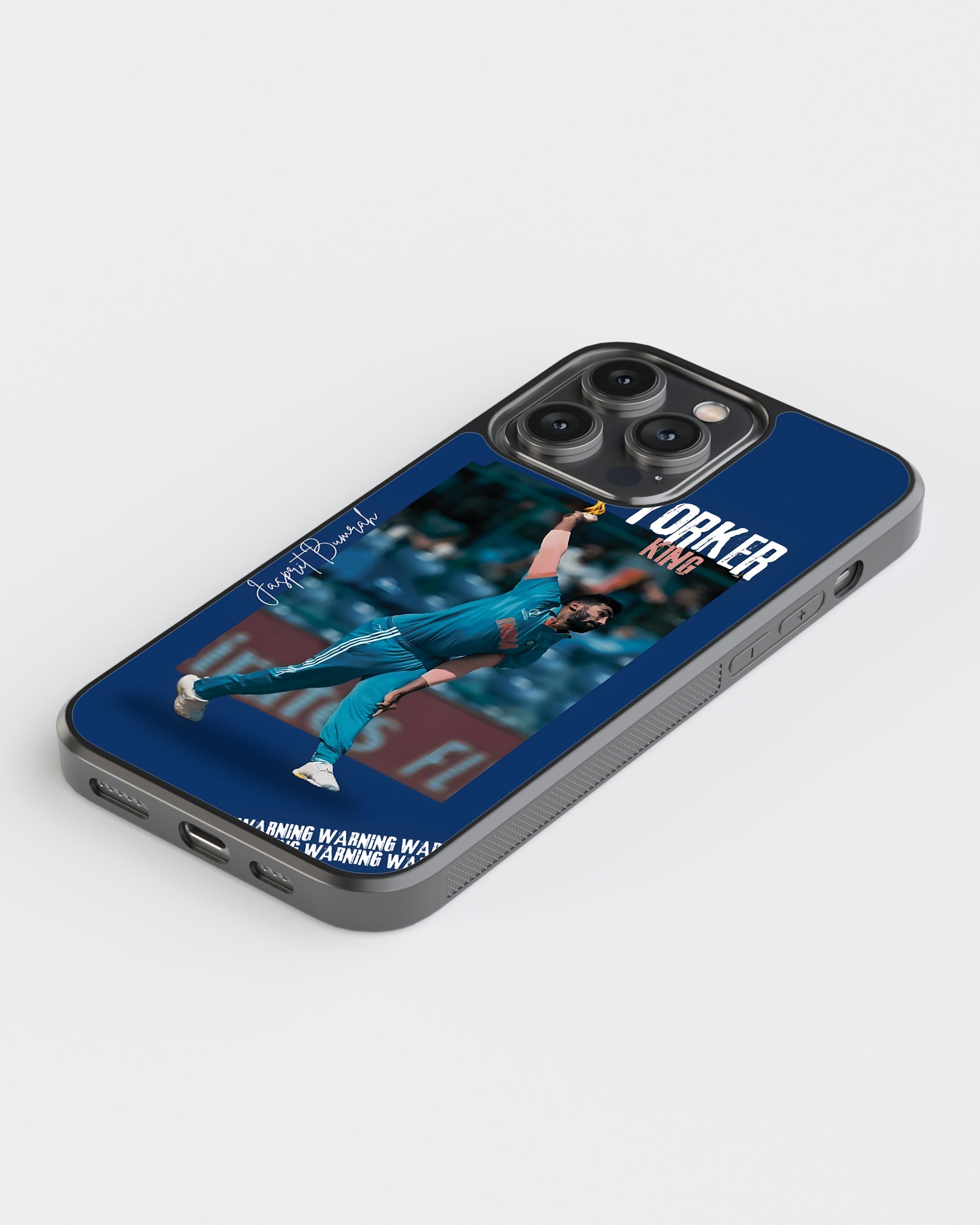 Cricket Mobile Cover (Yorker King Bumrah) Mobile Case by CoverMeUp - Style 5