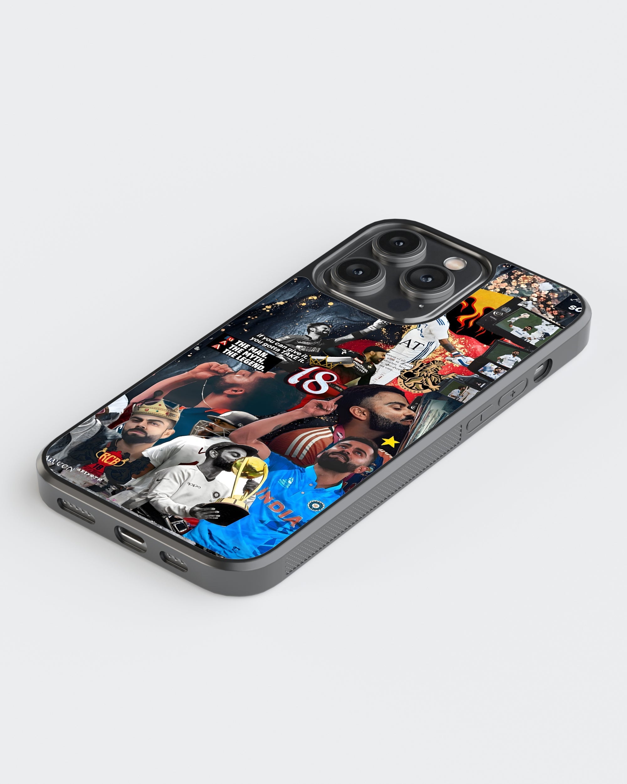 Cricket Mobile Cover (No. 18 Virat) Mobile Case by CoverMeUp - Style 5