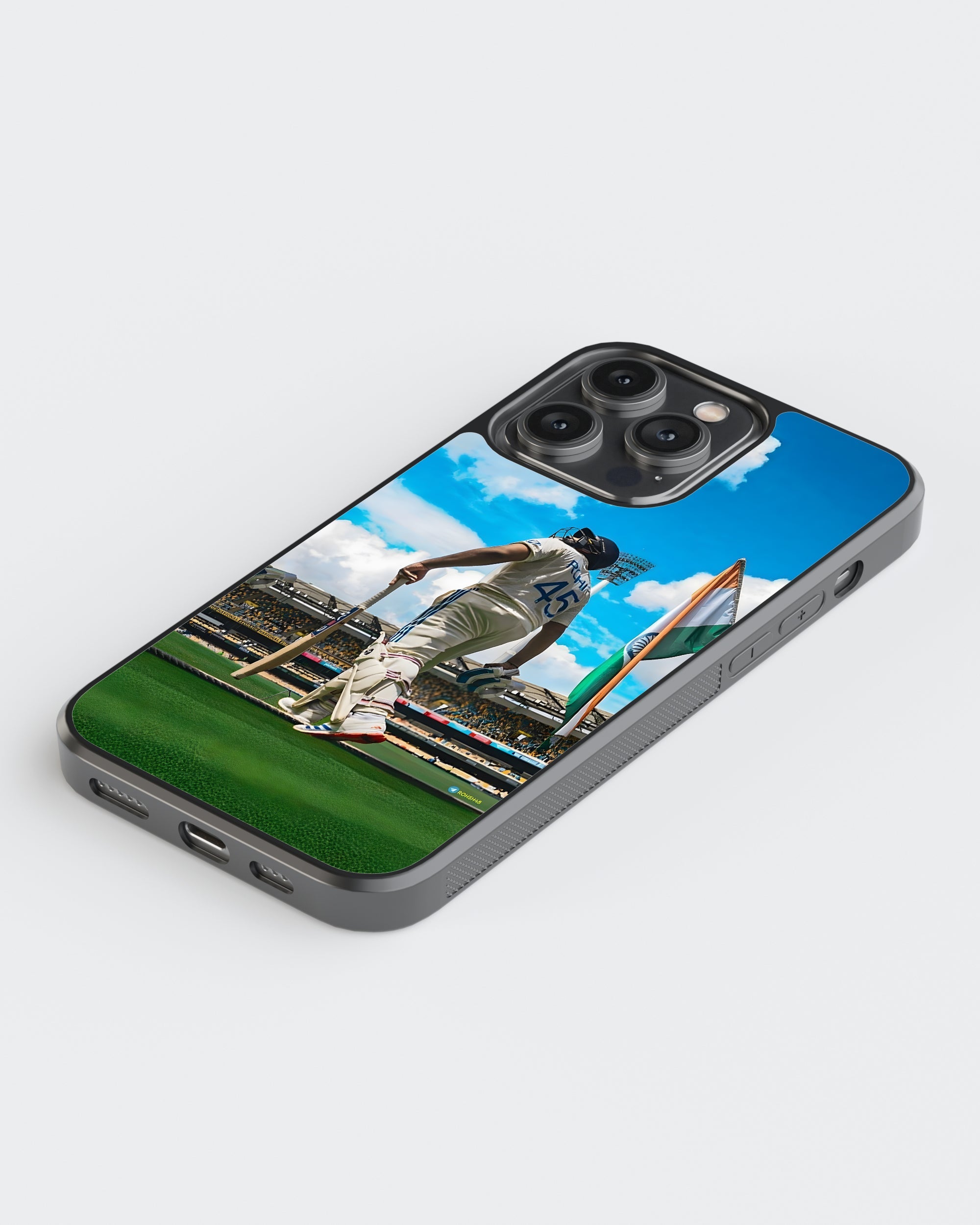 Cricket Mobile Cover (Rohit Sharma Test Captain) Mobile Case by CoverMeUp - Style 5