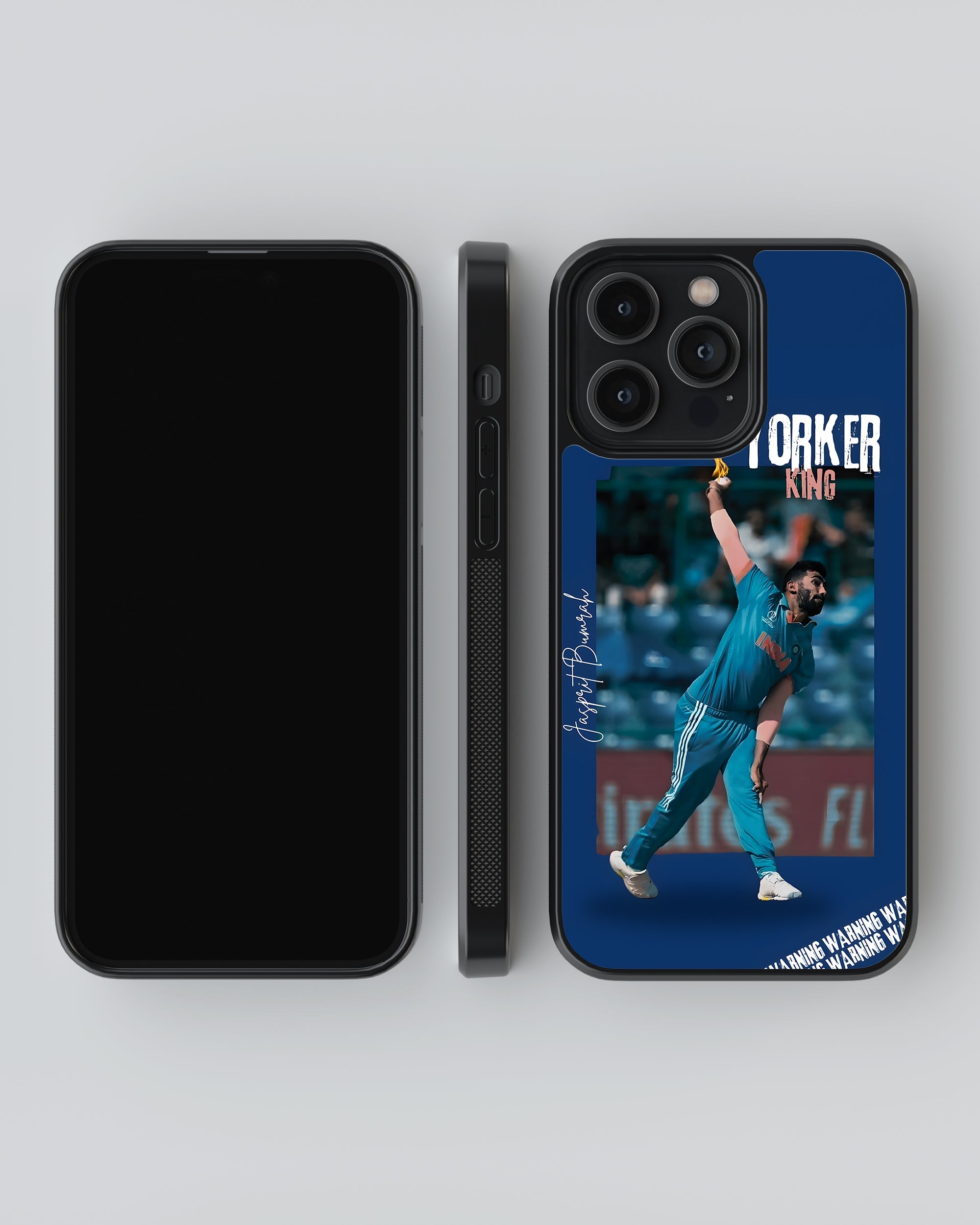 Cricket Mobile Cover (Yorker King Bumrah) Mobile Case by CoverMeUp - Style 4