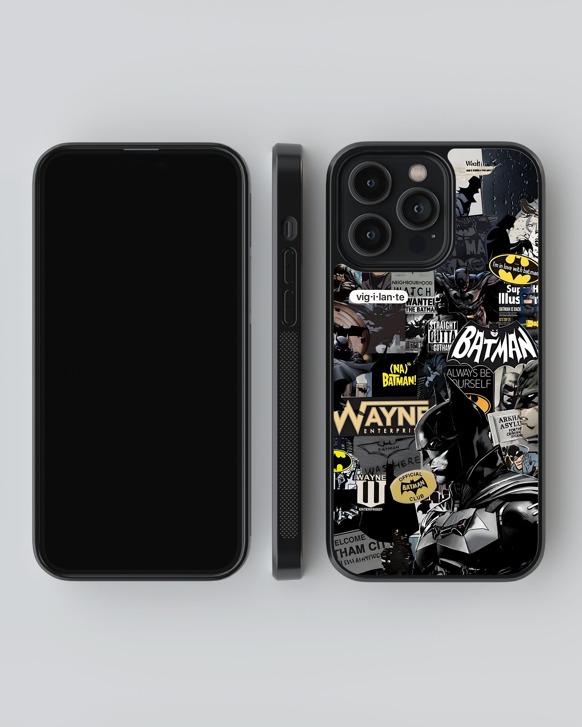DC Mobile Cover (Batman Originals Collage) Mobile Case by CoverMeUp - Style 4