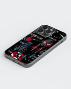 Marvel Mobile Cover (Black Spiderman) Mobile Case by CoverMeUp - Style 5
