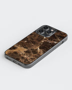 Marbel Mobile Cover (Brown Marbel) Mobile Case by CoverMeUp - Style 5