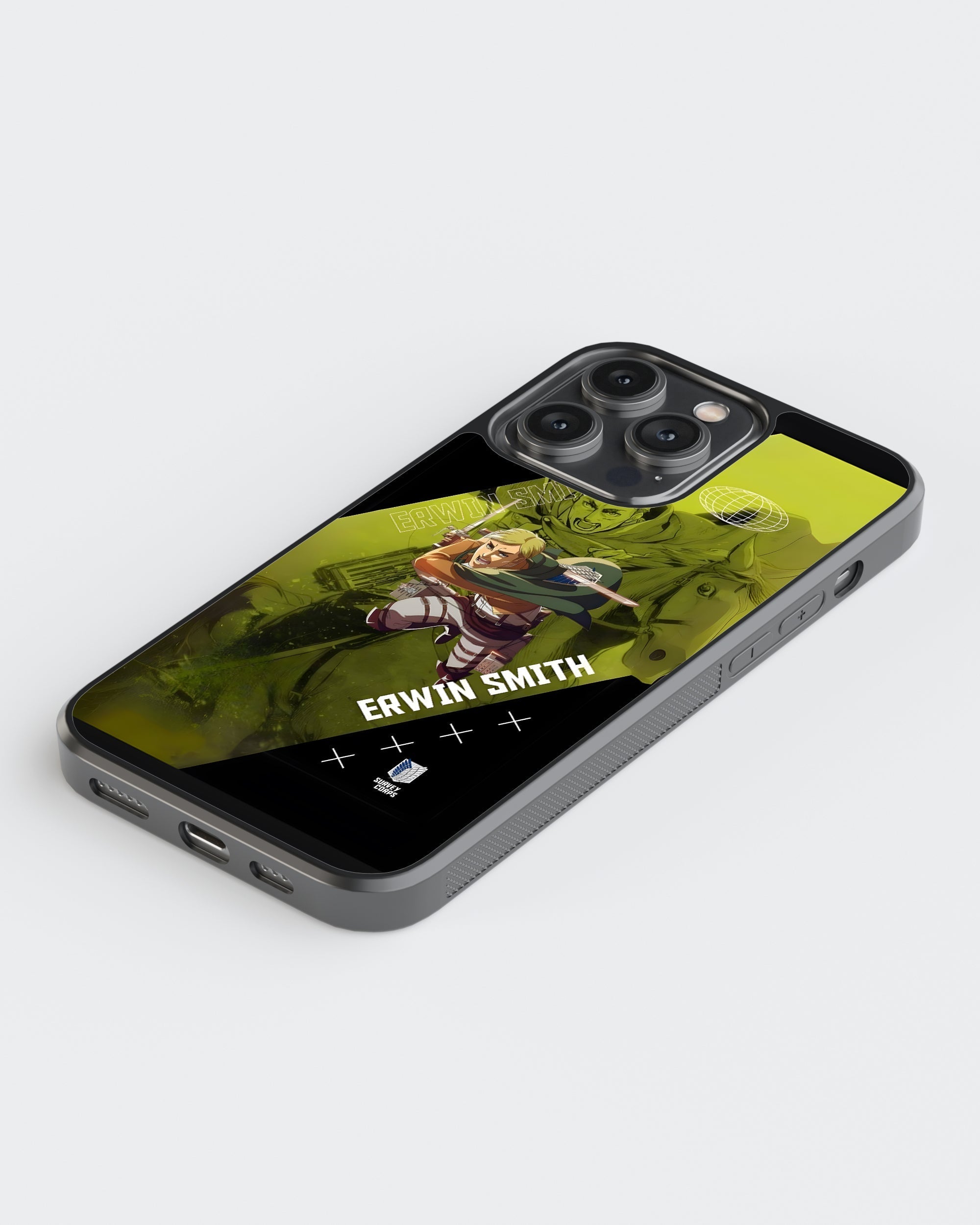 Attack On Titan Mobile Cover (Commander Erwin) Mobile Case by CoverMeUp - Style 5