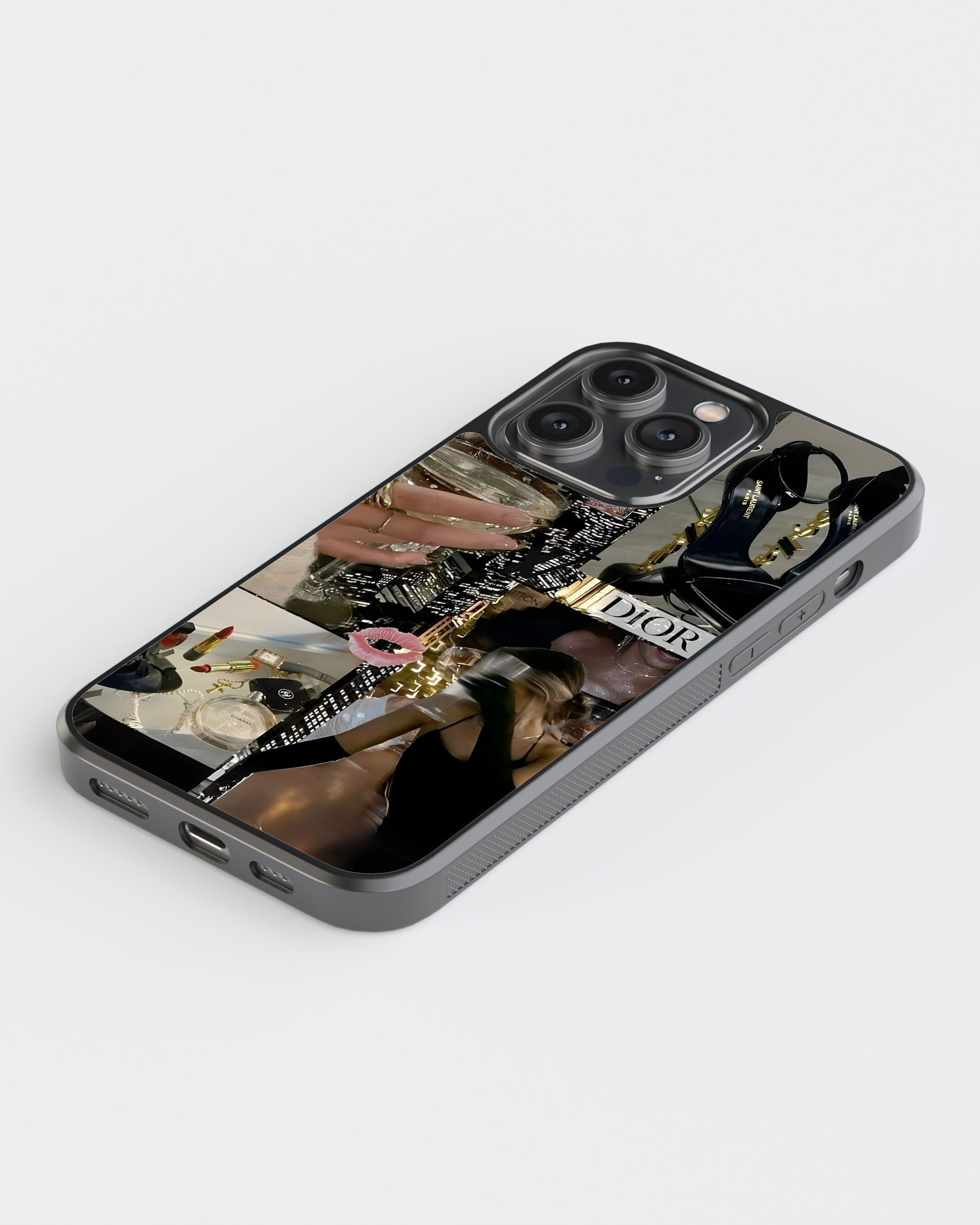 Girls Aesthetic Mobile Cover (DIOR Girl) Mobile Case by CoverMeUp - Style 5