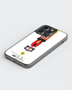 Formula 1 Mobile Cover (Ferrari Leclerc) Mobile Case by CoverMeUp - Style 5
