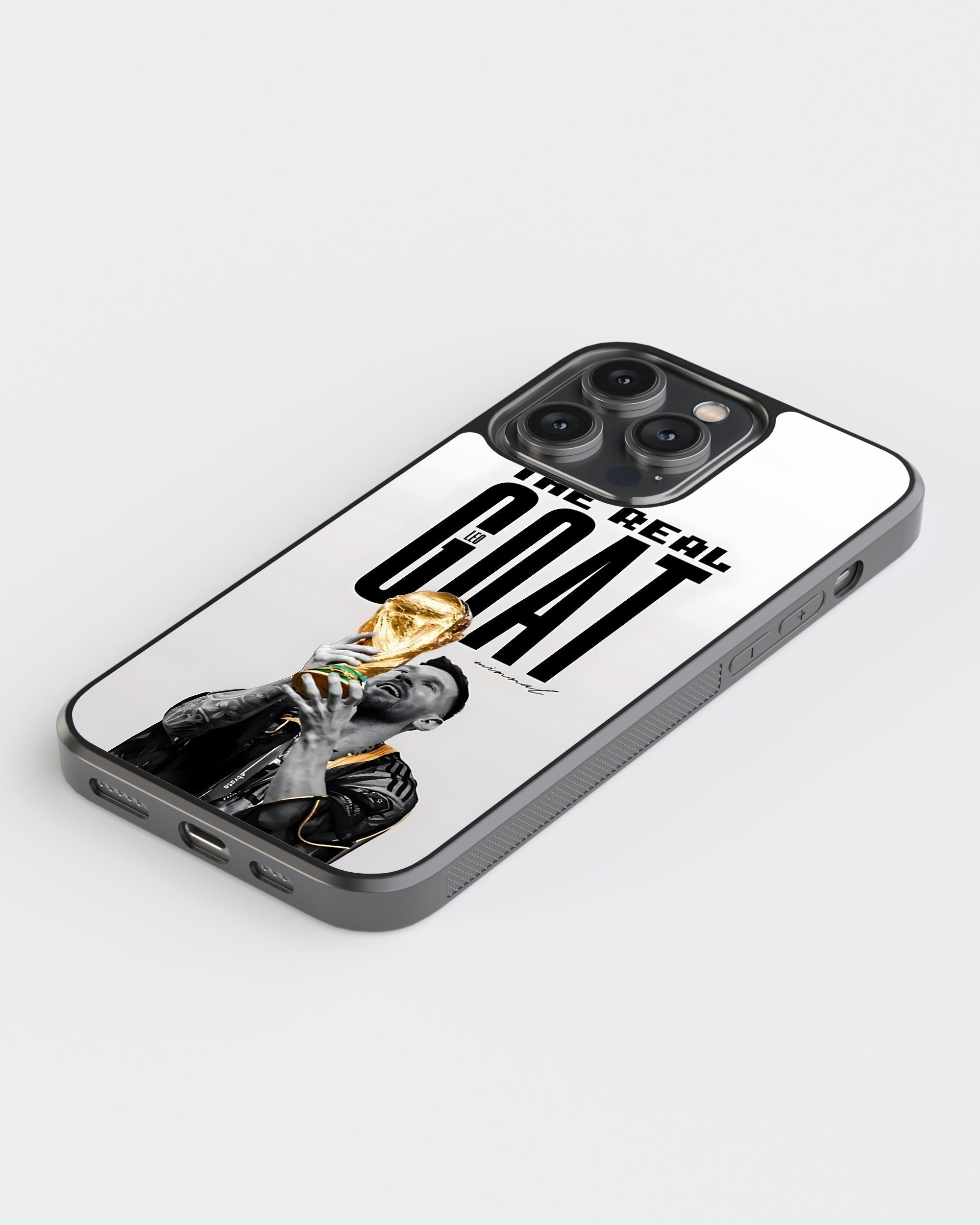Football Mobile Cover (Leo The Real Goat) Mobile Case by CoverMeUp - Style 5