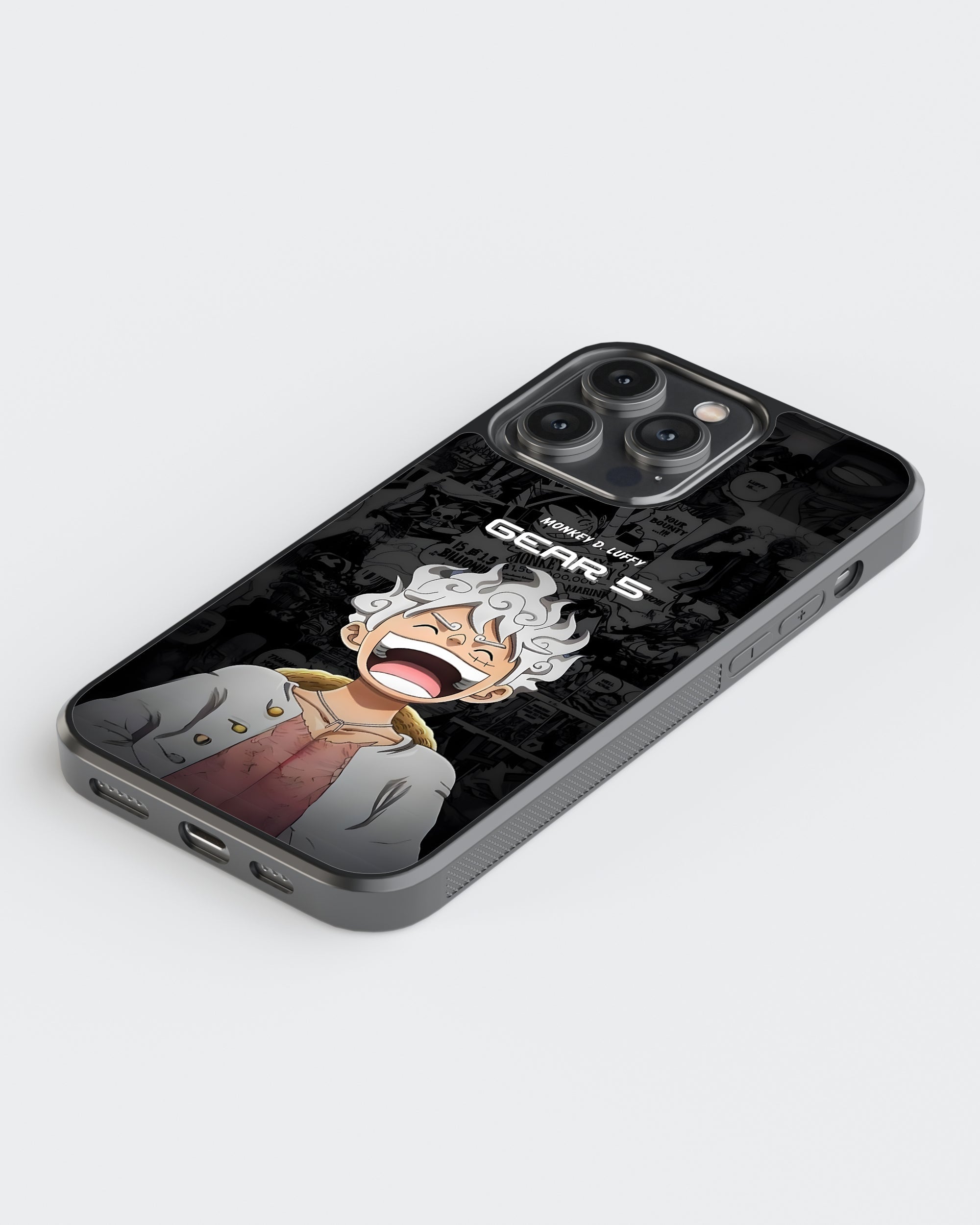 One Piece Mobile Cover (Luffy Gear 5 Black) Mobile Case by CoverMeUp - Style 5