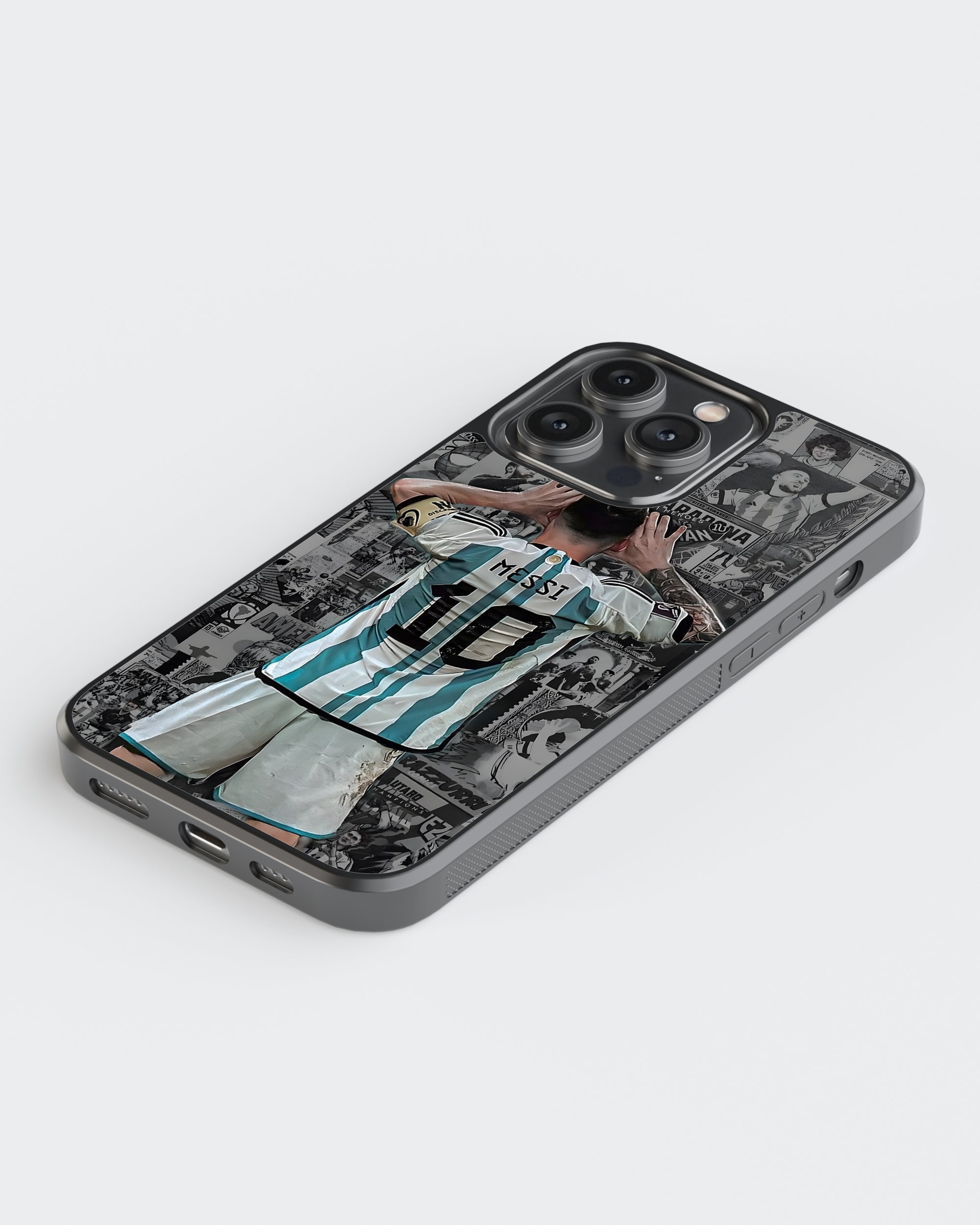 Football Mobile Cover (Messi Collage) Mobile Case by CoverMeUp - Style 5