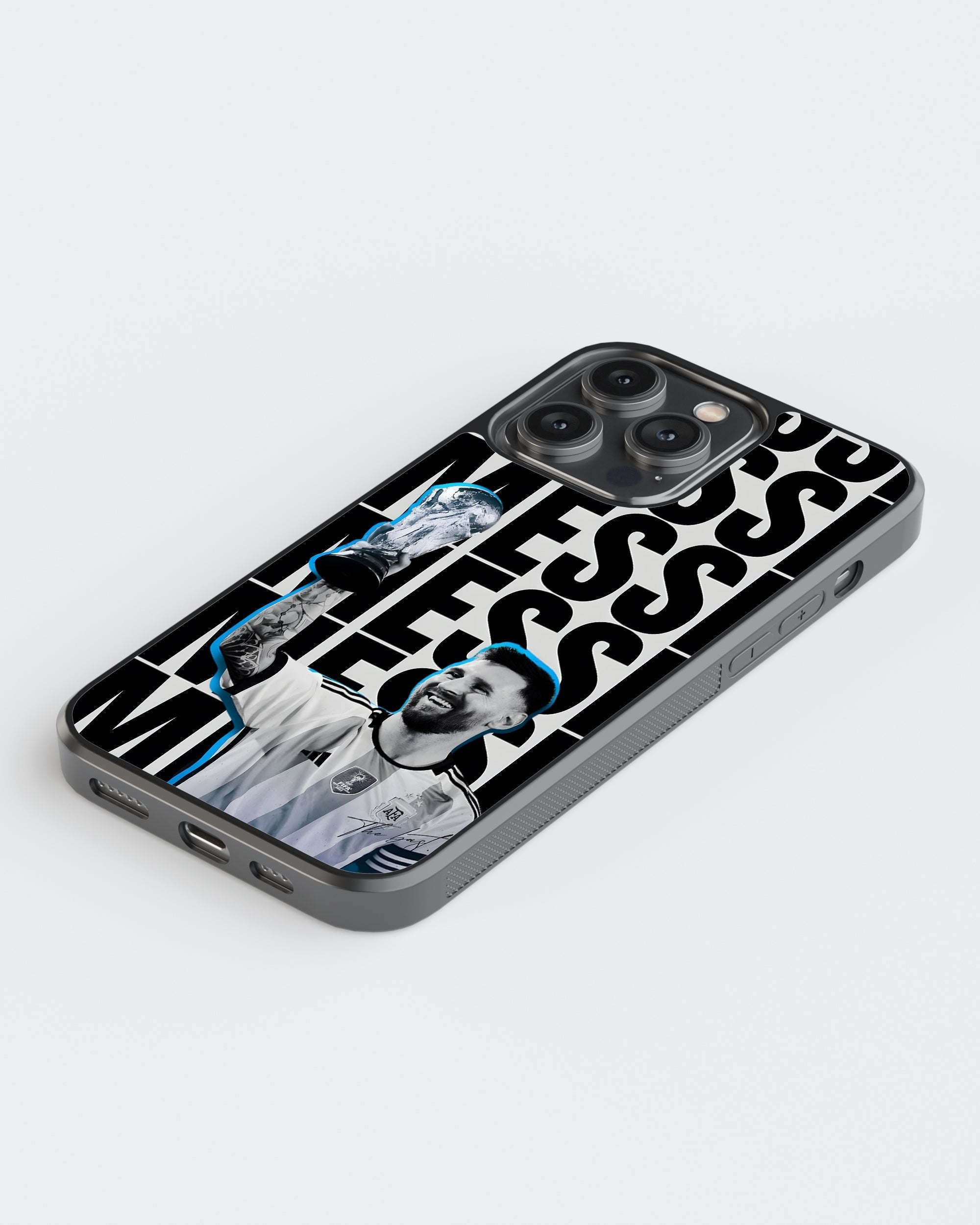 Football Mobile Cover (Messi Messi Messi) Mobile Case by CoverMeUp - Style 5