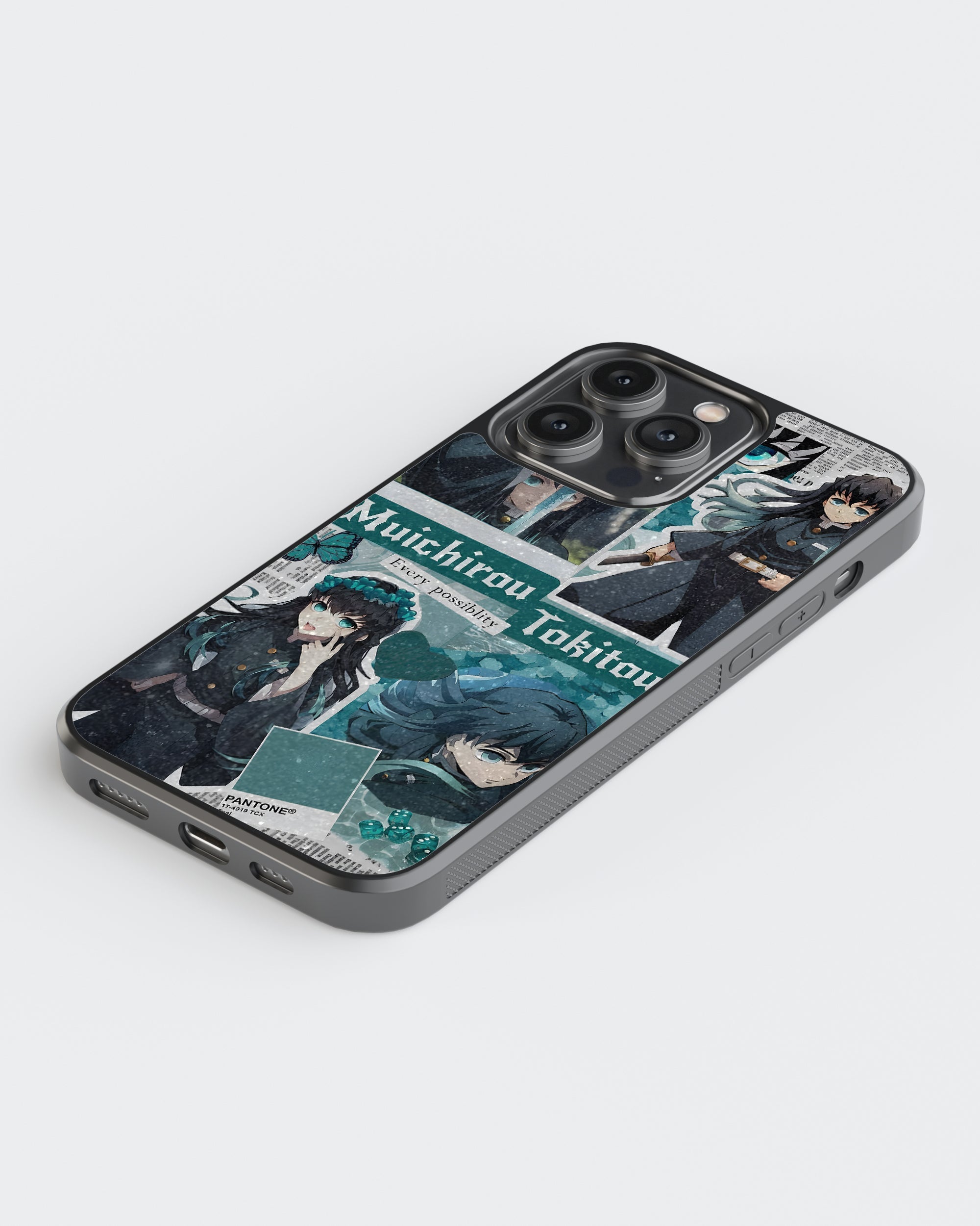 Demon Slayer Mobile Cover (Muichirou Tokito) Mobile Case by CoverMeUp - Style 5