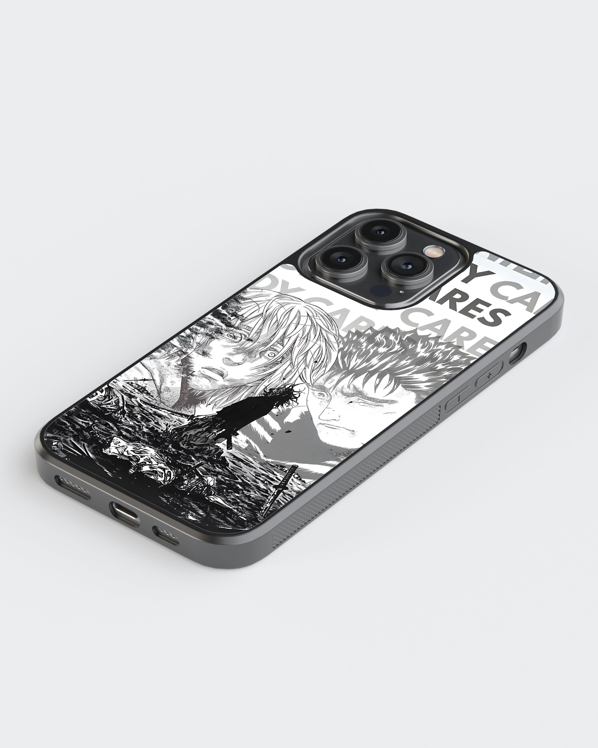 Vinland Saga Mobile Cover (Nobody Cares Berserk) Mobile Case by CoverMeUp - Style 5