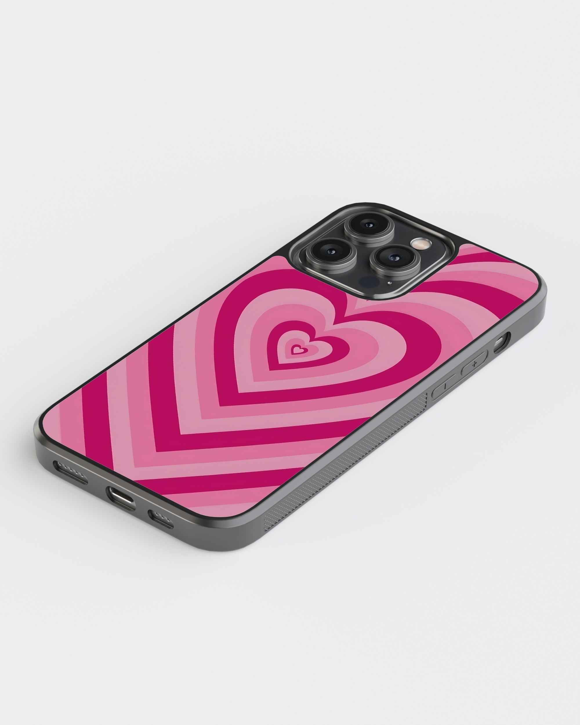 Y2K Mobile Cover (Pink Hearts) Mobile Case by CoverMeUp - Style 5