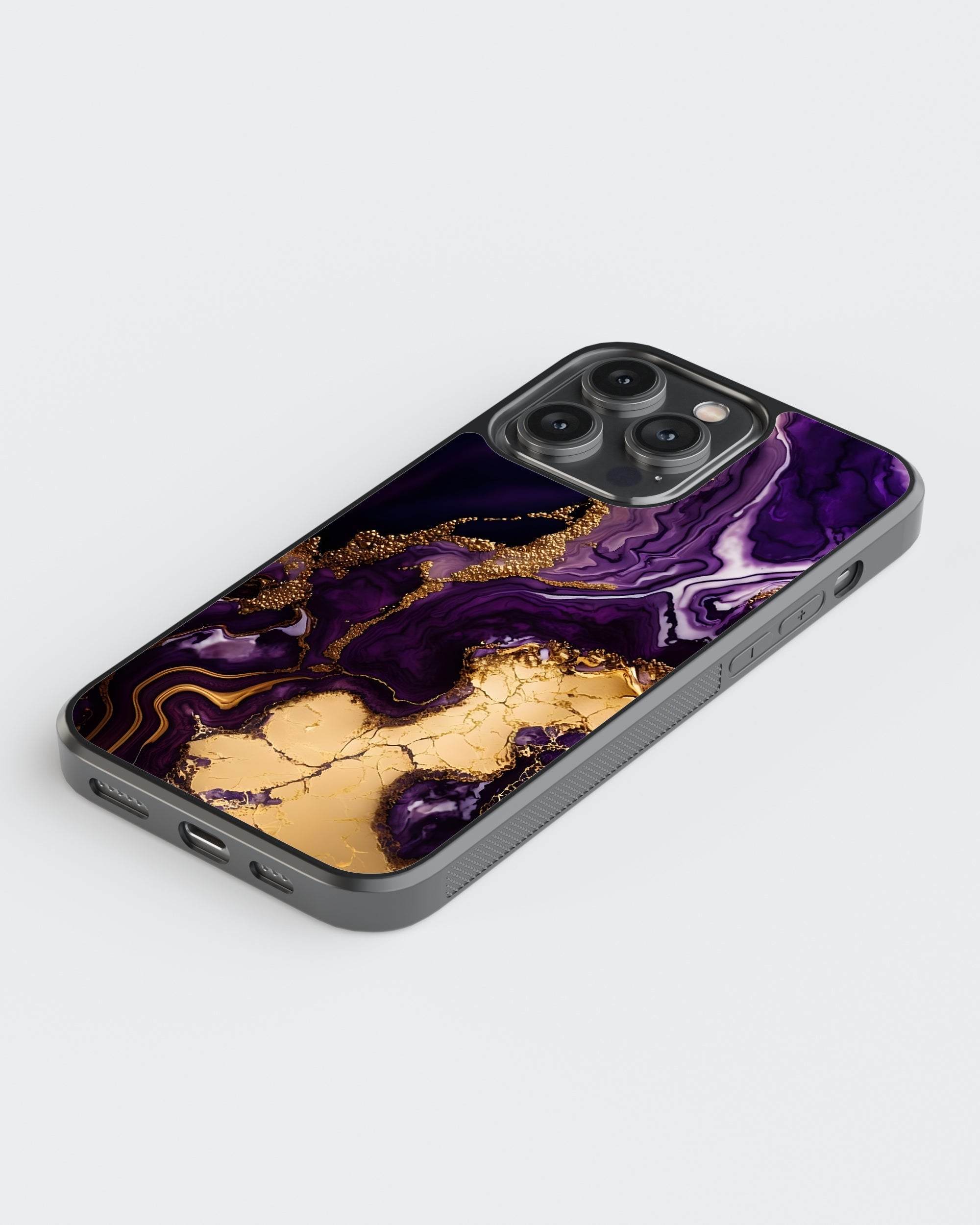 Marbel Mobile Cover (Purple Marbel) Mobile Case by CoverMeUp - Style 5