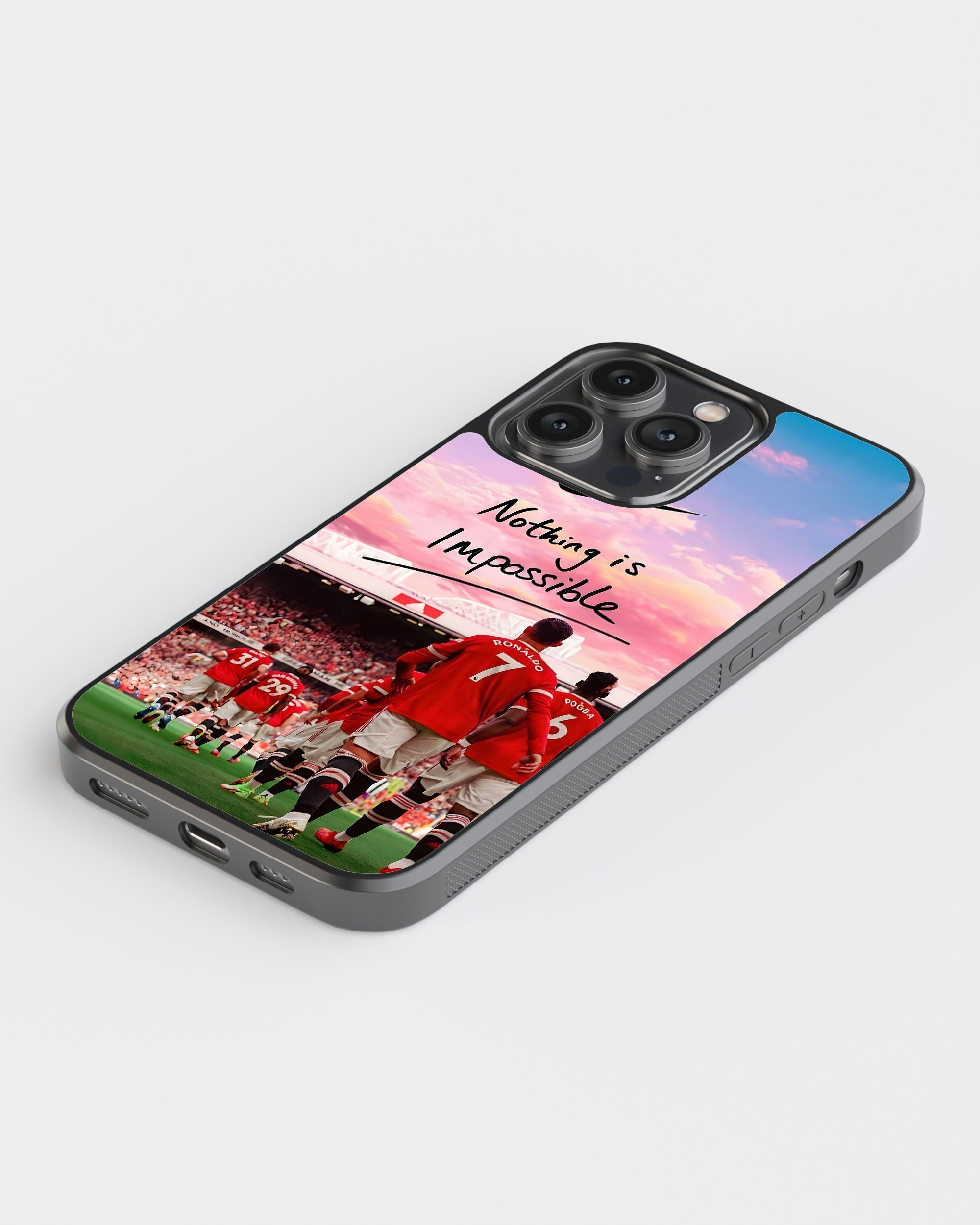 Football Mobile Cover (Ronaldo Nothing is Impossible) Mobile Case by CoverMeUp - Style 5
