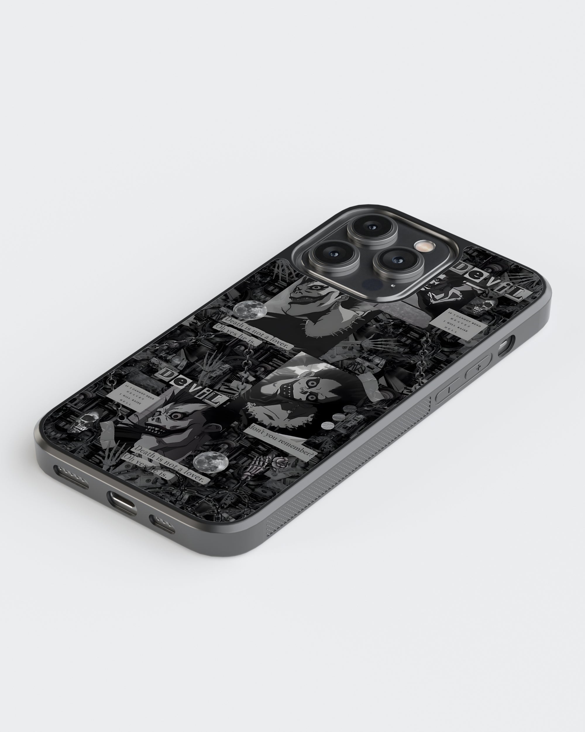 Death Note Mobile Cover (Ryuk Collage) Mobile Case by CoverMeUp - Style 5