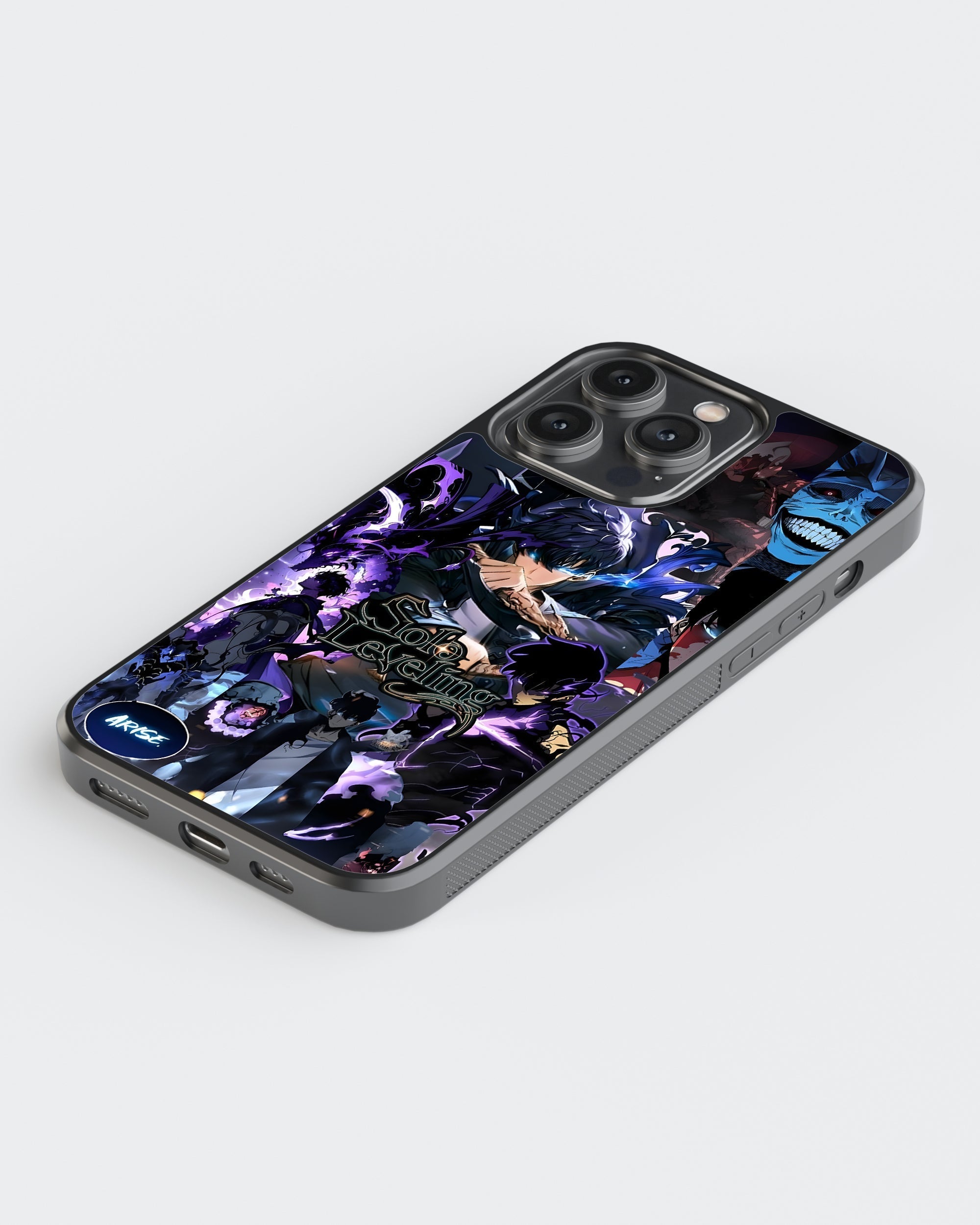 Solo Leveling Mobile Cover (Shadow Monarch) Mobile Case by CoverMeUp - Style 5