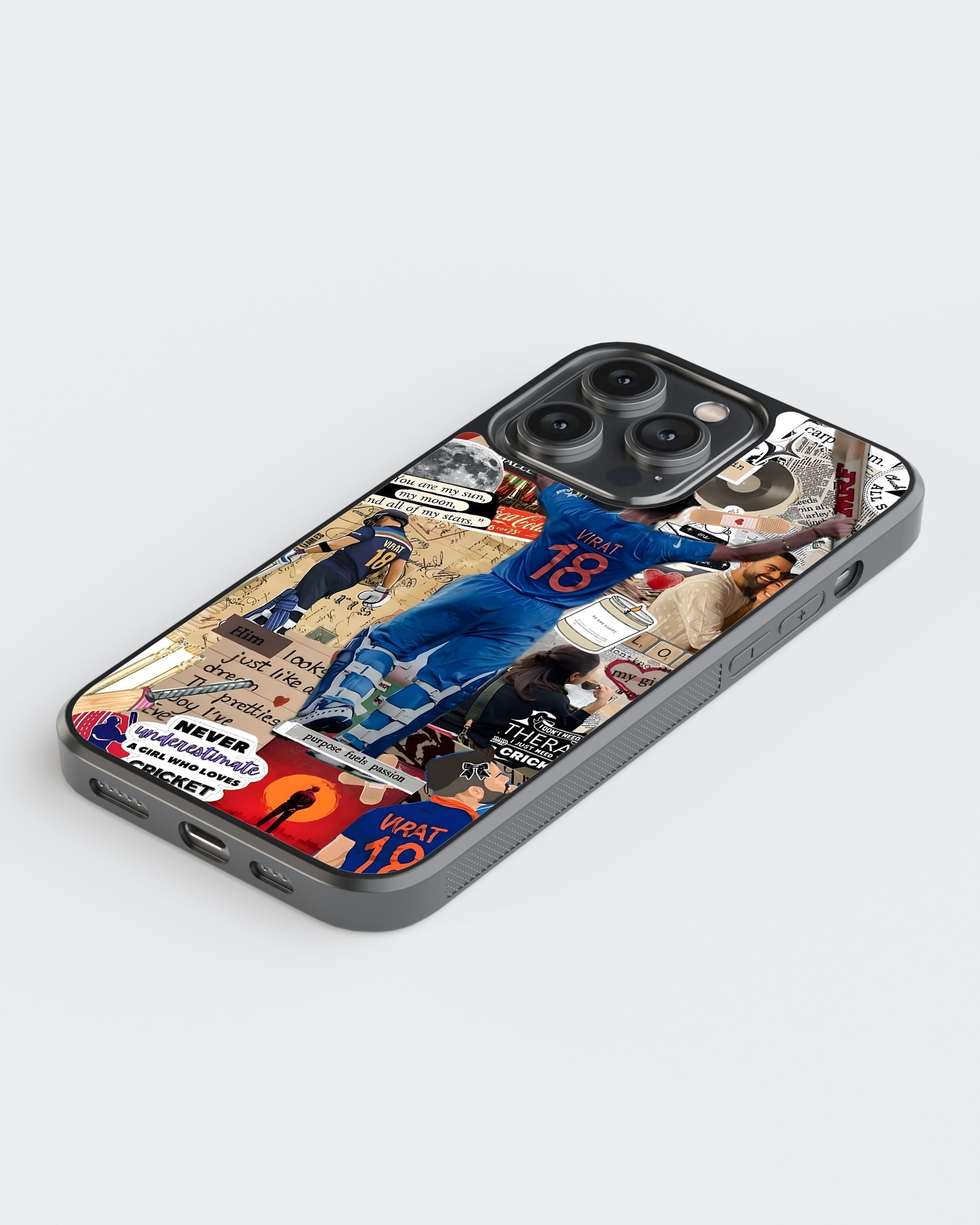 Cricket Mobile Cover (Virat Legacy) Mobile Case by CoverMeUp - Style 5