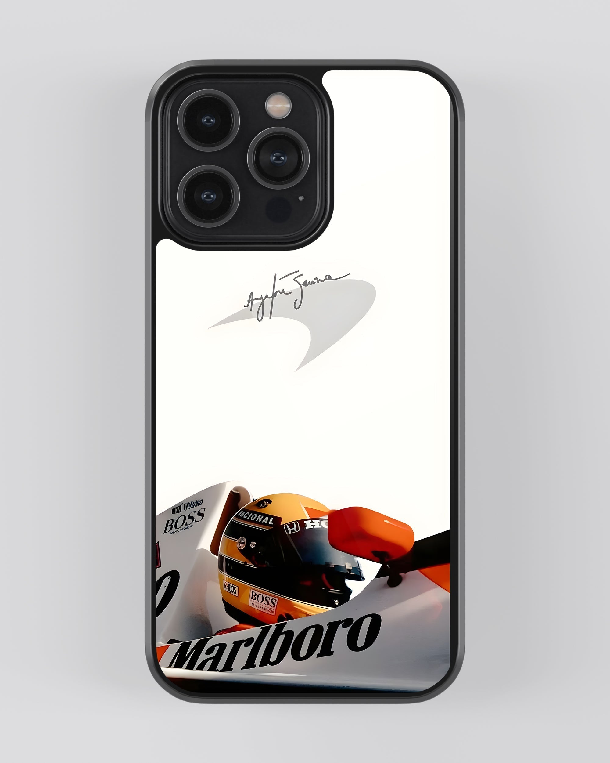 Formula 1 Mobile Cover (Ayrton Senna Malboro) Mobile Case by CoverMeUp