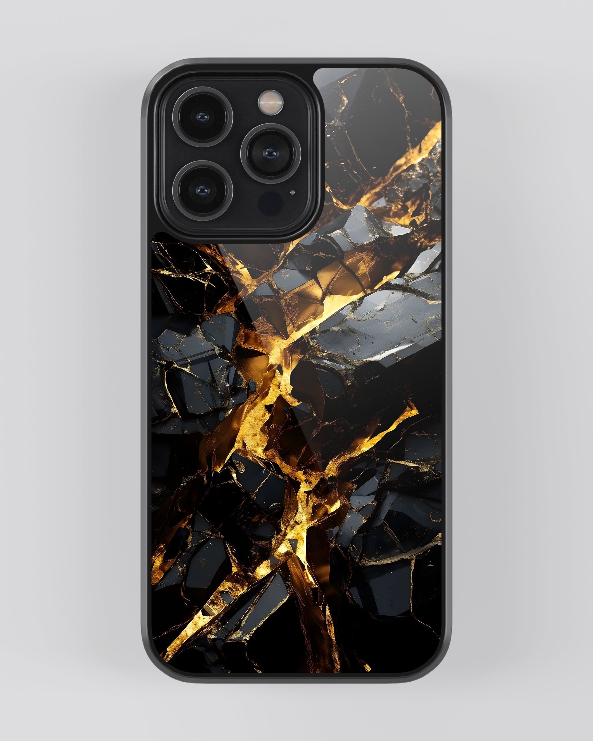 Marbel Mobile Cover (Black Marbel) Mobile Case by CoverMeUp