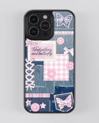 Girls Aesthetic Mobile Cover (ButterFly) Mobile Case by CoverMeUp