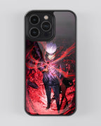 Jujutsu Kaisen Mobile Cover (Gojo Red) Mobile Case by CoverMeUp