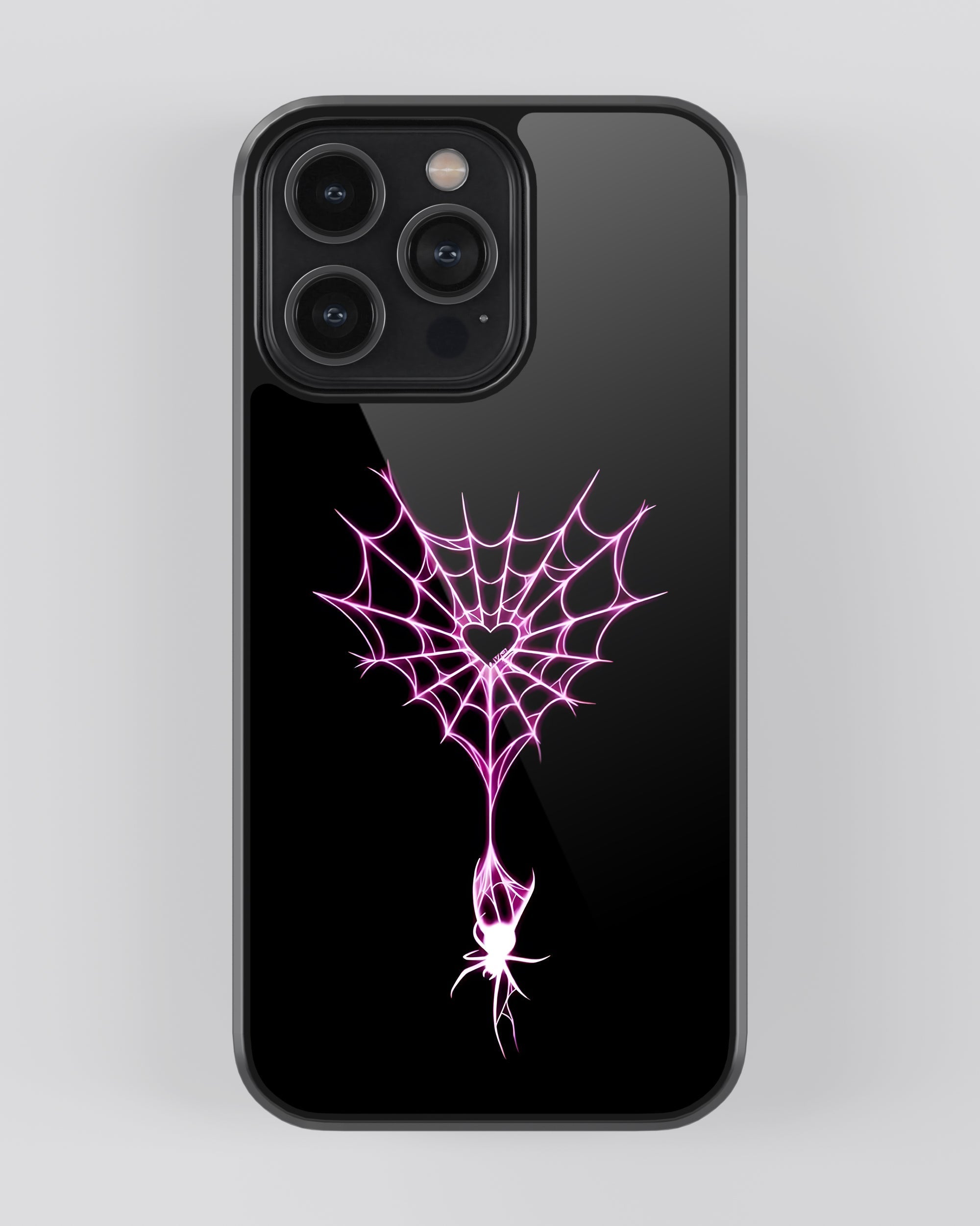 Girls Aesthetic Mobile Cover (Heart Web) Mobile Case by CoverMeUp