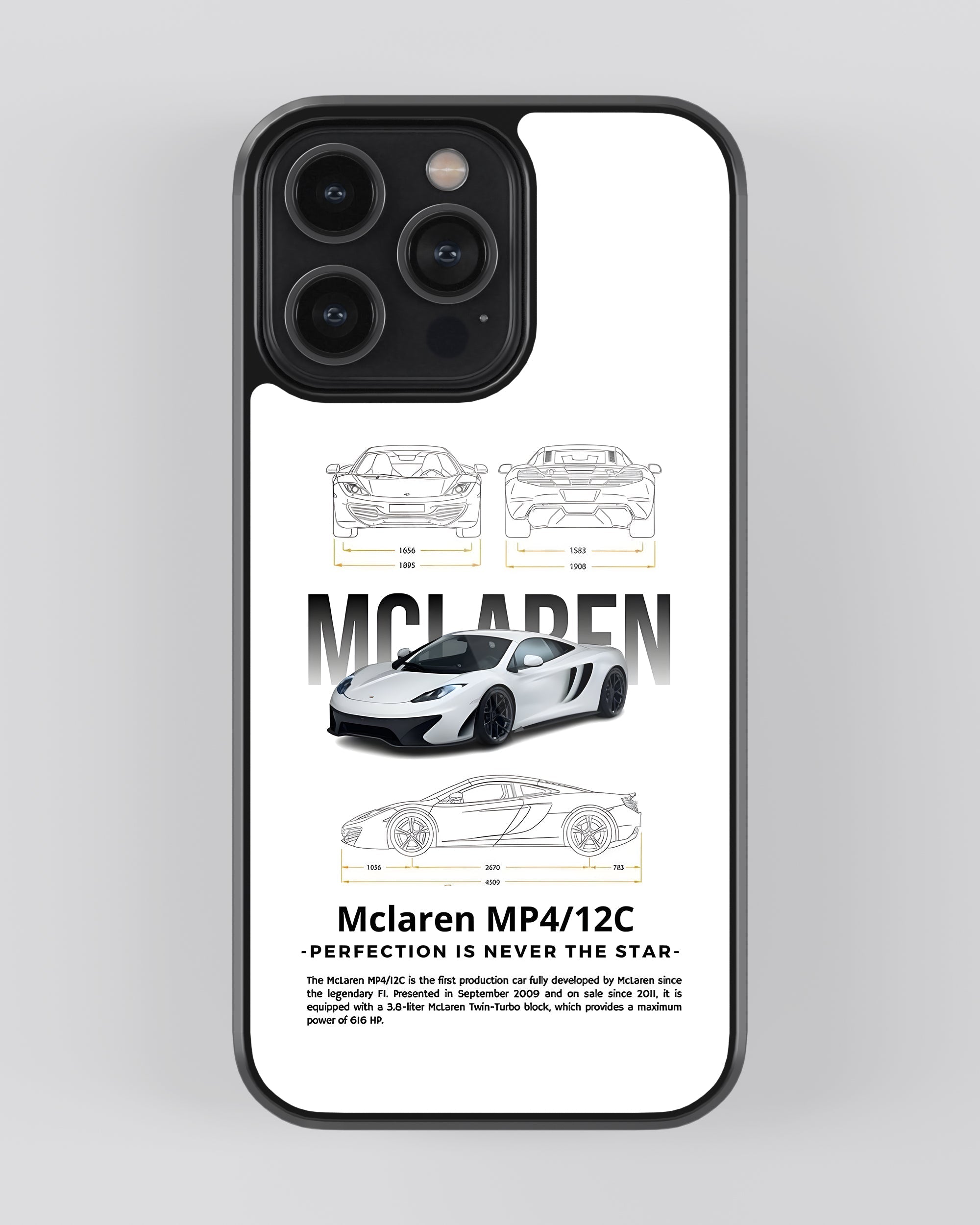 Sports Car Mobile Cover (Mclaren MP4) Mobile Case by CoverMeUp