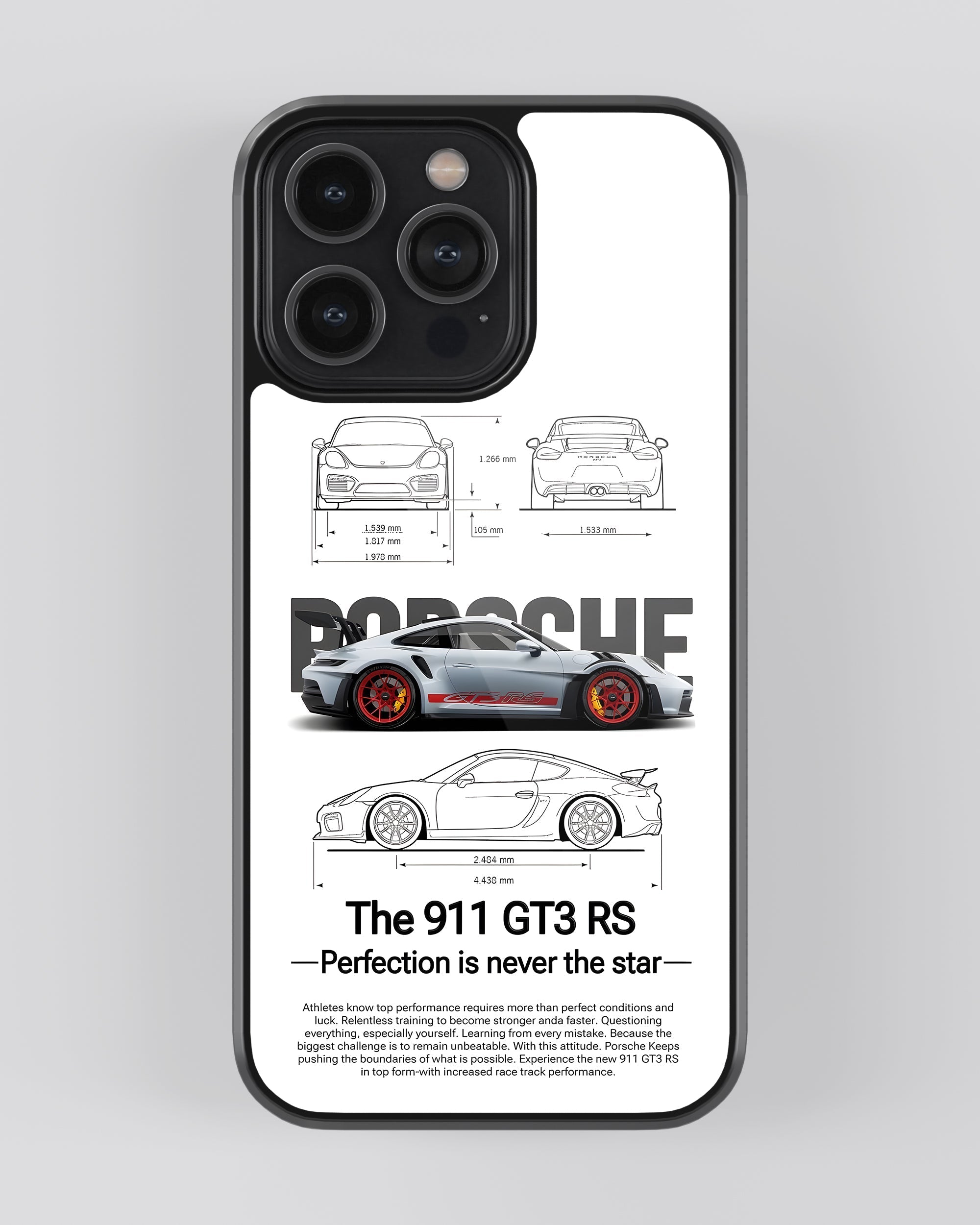 Sports Car Mobile Cover (Porsche The 911 GT3 RS) Mobile Case by CoverMeUp