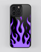 Y2K Mobile Cover (Purple Flame) Mobile Case by CoverMeUp