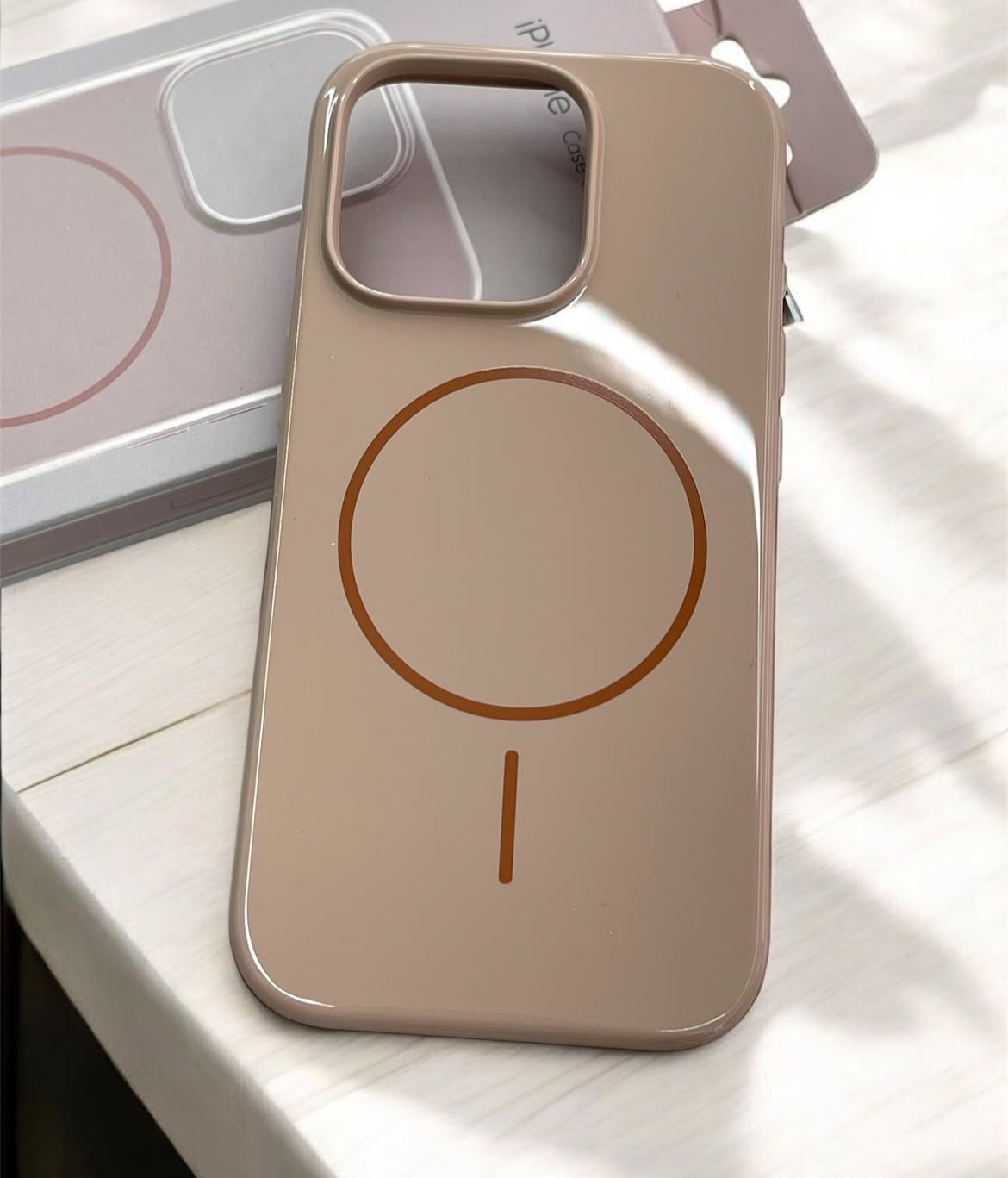 Glossy Silicone MagSafe iPhone Case