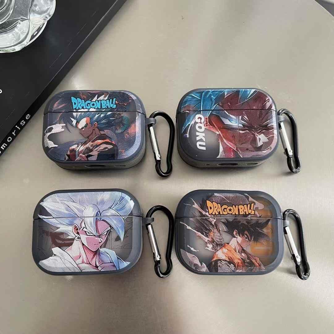 Goku AirPods Pro & Pro 2 Case – Ultra Instinct | Smoke Transparent + Leather Grip