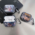 Goku AirPods Pro & Pro 2 Case – Ultra Instinct | Smoke Transparent + Leather Grip Mobile Case by CoverMeUp - Style 2