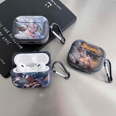Goku AirPods Pro & Pro 2 Case – Ultra Instinct | Smoke Transparent + Leather Grip